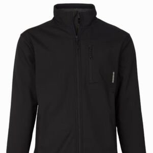 NWOT Men's RedHead Black Softshell Fleece-lined Light Jacket (2XLG)